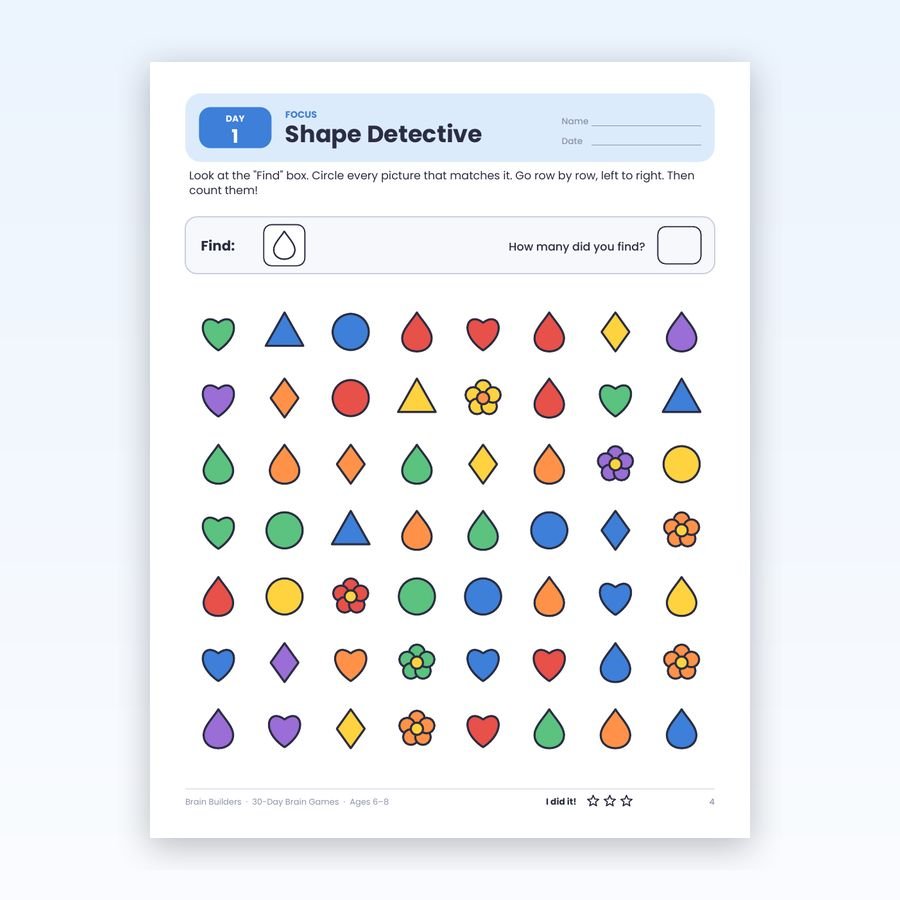 Shape Detective page